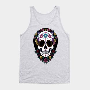 Day of the Dead Skull 02 Tank Top